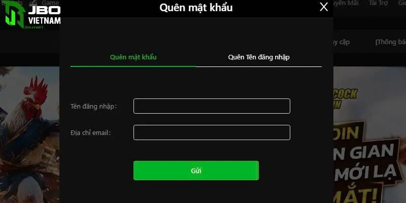 Cách khắc phục lỗi đăng nhập JBO
