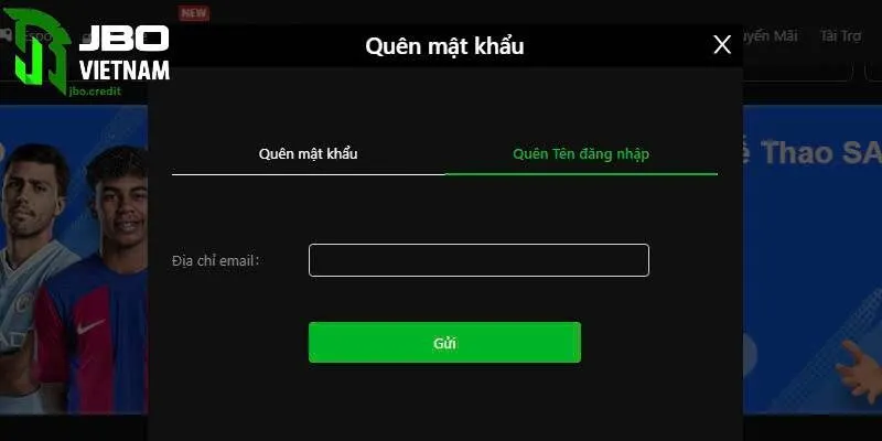 Hướng Dẫn Cách Lấy Lại Mật Khẩu JBO Đơn Giản, An Toàn